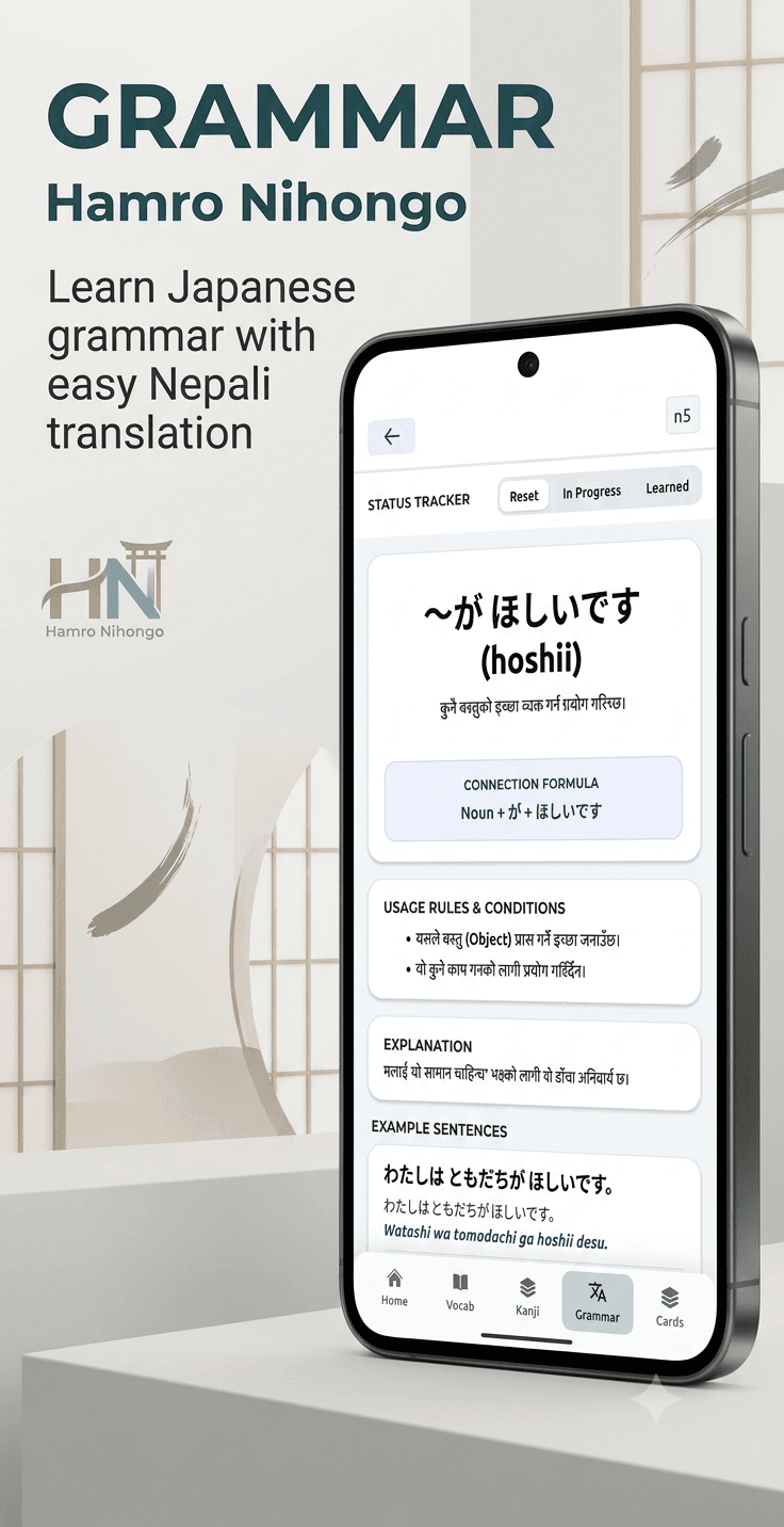 JLPT Progress Screen 2